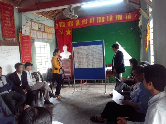 The Seminar  to Consolidate the Operation of the Key Farmer Network in Quang Ninh district, Quang Binh province